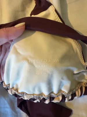 White fox boutique zebra bikini set  thumbnail 6