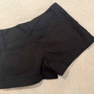 FRENCH CONNECTION Black 100% Cotton Cuffed Chino Shorts 3” Pockets Size 4 thumbnail 3