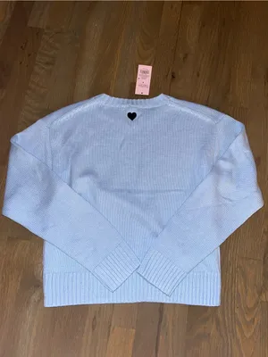 NWT Wild Fable Emotionally Unavailable Blue Knit Sweater Size S thumbnail 7