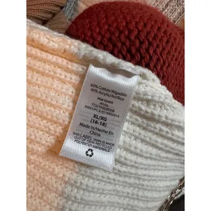 Time and Tru Womens XL White V-Neck Sleeveless Knit Sweater Vest thumbnail 5