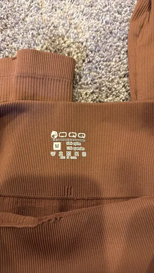 Flare Leggings Brown Size M thumbnail 2