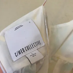 $255 C/MEO Collective Set Up‎ Multicolored Burn Out Midi cocktail Dress sz. 4 S thumbnail 4
