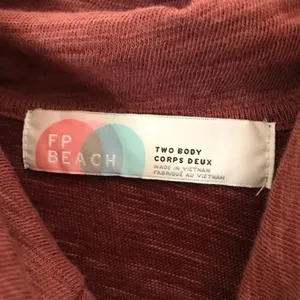 Free People‎ Beach two body rust cocoon cowl neck tunic top XS thumbnail 8