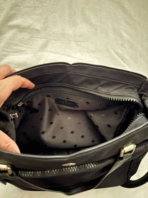 Black Kate Spade Suede Bag thumbnail 5