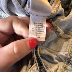 GAP Denim Light Wash Overalls XS Womens Light Indigo Bib‎ Jeans thumbnail 6