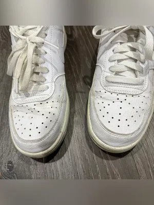 Nike White Court Vision Low Next Nature Sneaker thumbnail 6