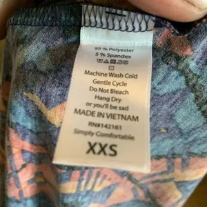 Lularoe southwest multicolored knit travel high low XXS dress thumbnail 3