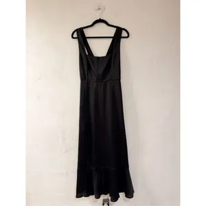 Show Me Your Mumu Claire Midi Dress in Black Medium thumbnail 2