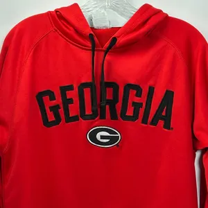 Knights Apparel Georgia Bulldogs Hoodie Red Womens Small NCAA Gameday Sweatshirt thumbnail 2