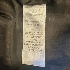 Princess Polly Faux Vegan Leather Motto Jacket size 6 thumbnail 8