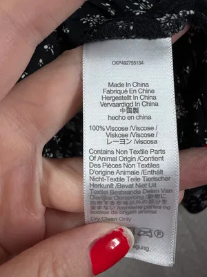 Madewell Black White Floral Button Up‎ Long Sleeve Top thumbnail 5