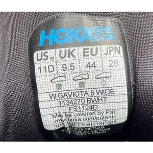 Hoka Gaviota 5 Wide Womens 11D Black White Stability Running Shoes 1134270 BWHT thumbnail 15