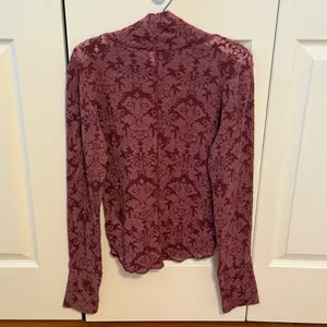 Free People You and I Printed Mock Neck Top thumbnail 3