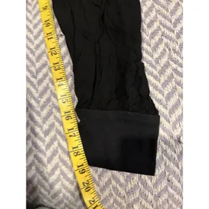 Hard Tail Women's Black Harem Foldover Waist Capris Sz Small thumbnail 7