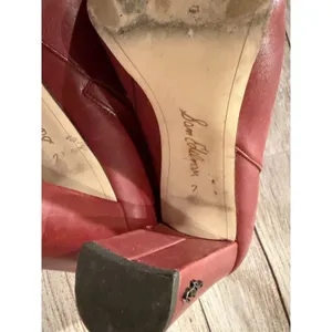 Sam Edelman Raelle Cabernet Red Leather Ankle Boot Size US 7 thumbnail 9