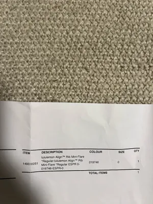 Lululemon Align Rib Mini Flare Leggings thumbnail 6