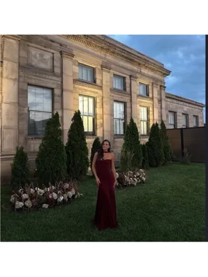 Revolve Deme by Gabriella Berta Dress in Burgundy thumbnail 3