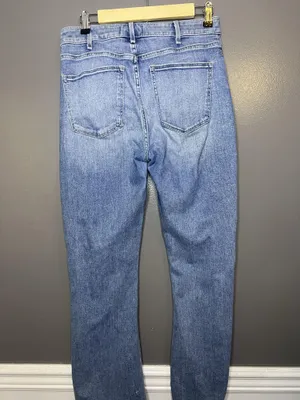 Abercrombie & Fitch Simone High Rise Ankle Flare Jeans Womens 6R Light Denim thumbnail 5