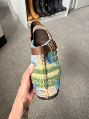 Free People Astrid Platform Mule Clogs in Stargazer Mix thumbnail 4
