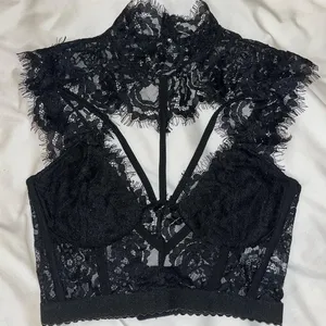 Windsor Black Lace Top thumbnail 1