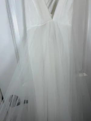 Hello Molly The Only One Maxi Dress White Tulle Size 4 thumbnail 9
