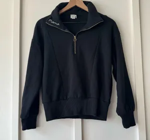 A New Day Black Quarter-Zip Women’s Sweatshirt Medium thumbnail 1