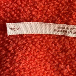 Free People Two Tone Colorblock Oversized Sweatshirt Red Grey S thumbnail 8