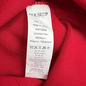 House of CB Cherub Bandage Dress Red thumbnail 9
