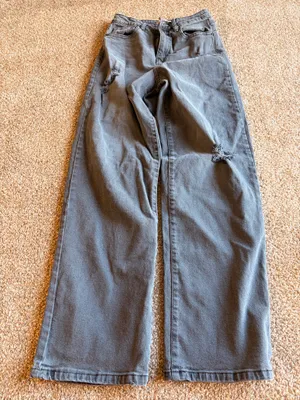 high rise wide leg jeans Blue Size 5 thumbnail 1
