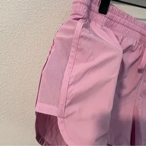 Juicy Couture Pink Lightweight Womens Drawstring Shorts Built In Briefs‎ Size L thumbnail 4