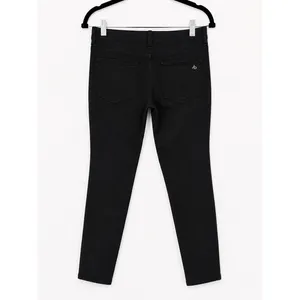 Rag & Bone Equestrian Skinny Jeans Womens 25‎ Black Stretch Denim Minimalist thumbnail 2