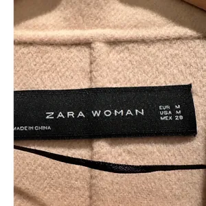 Zara Camel Wool Blend Pea Coat Size Medium‎ Preppy Fall Business Casual Jacket thumbnail 3