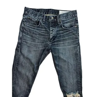 Rag & Bone Fit 1 Skinny Jeans Size 29x32, distressed thumbnail 3