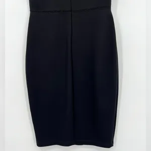 Bailey44 Sheath Midi Dress Sleeveless Cut Outs Zipper Lined Black Size Medium thumbnail 7