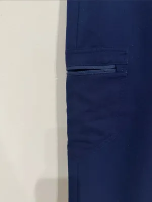 Figs Zamora Drawstring Jogger Scrub Pant back embroidered in Navy size S thumbnail 6