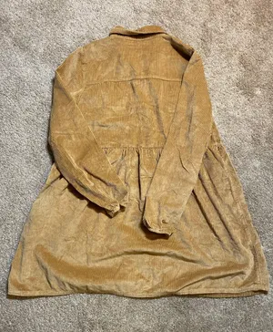 American Eagle CORDUROY BABYDOLL SHIRT DRESS thumbnail 9