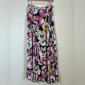 NWT‎ Free People Maxi Skirt Side Slit Flowy Size 8 thumbnail 2