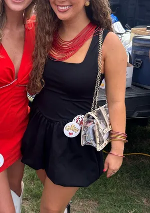 TJ Maxx Black bubble dress thumbnail 1