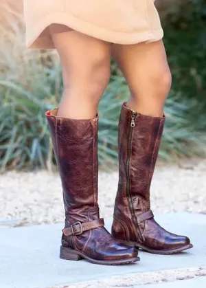 Bed Stu Glaye Tall Riding Knee High Boots Rustic Teak 8.5 thumbnail 1