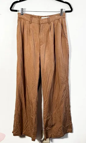 Abercrombie & Fitch Tailored Wide Leg Pants Sz Small Short Lightweight Drapey‎ thumbnail 1
