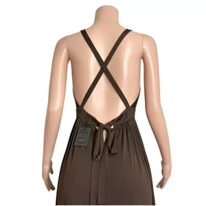 MICHAEL COSTELLO x REVOLVE Emmeline Maxi Dress, Brown, Small thumbnail 12