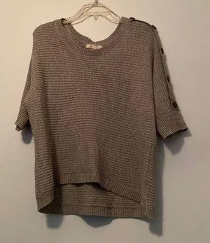 Misia Curvy Women’s Plus Size Half Sleeve Knit Sweater Size 2X thumbnail 1