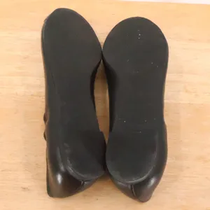 Jack‎ Rogers Cap Toe Ballet Flat Womens Size 9.5 Black Leather Career Minimalist thumbnail 5