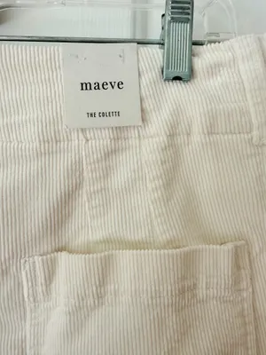Anthropologie Maeve The Colette Corduroy Crop Wide-Leg Pants, Size 33 thumbnail 9