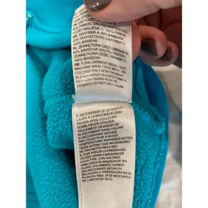 The North Face Printed Long Sleeve Drawstring Hoodie Blue Women Large Classic thumbnail 9