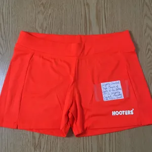 New HOOTERS Girl Uniform Shorts With A Few Small Flaws Size Small thumbnail 1