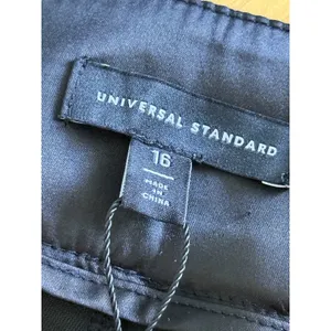 UNIVERSAL STANDARD NWT Farrah Velvet Flare Pants Womens 16 Black Bootcut Holiday thumbnail 4