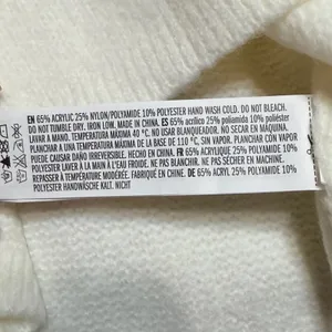 English Factory Cream Short Puff Sleeve Square Neck Sweater TL185T Small NWT thumbnail 6