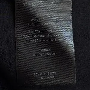 Rag & Bone‎ Sadie Merino Wool & Silk Navy Black Mini Dress Luxury Old Money XS thumbnail 9
