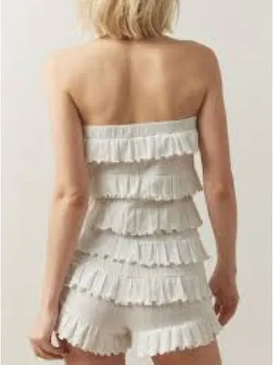 Urban Outfitters Sweet Dreams Ruffle Romper thumbnail 2